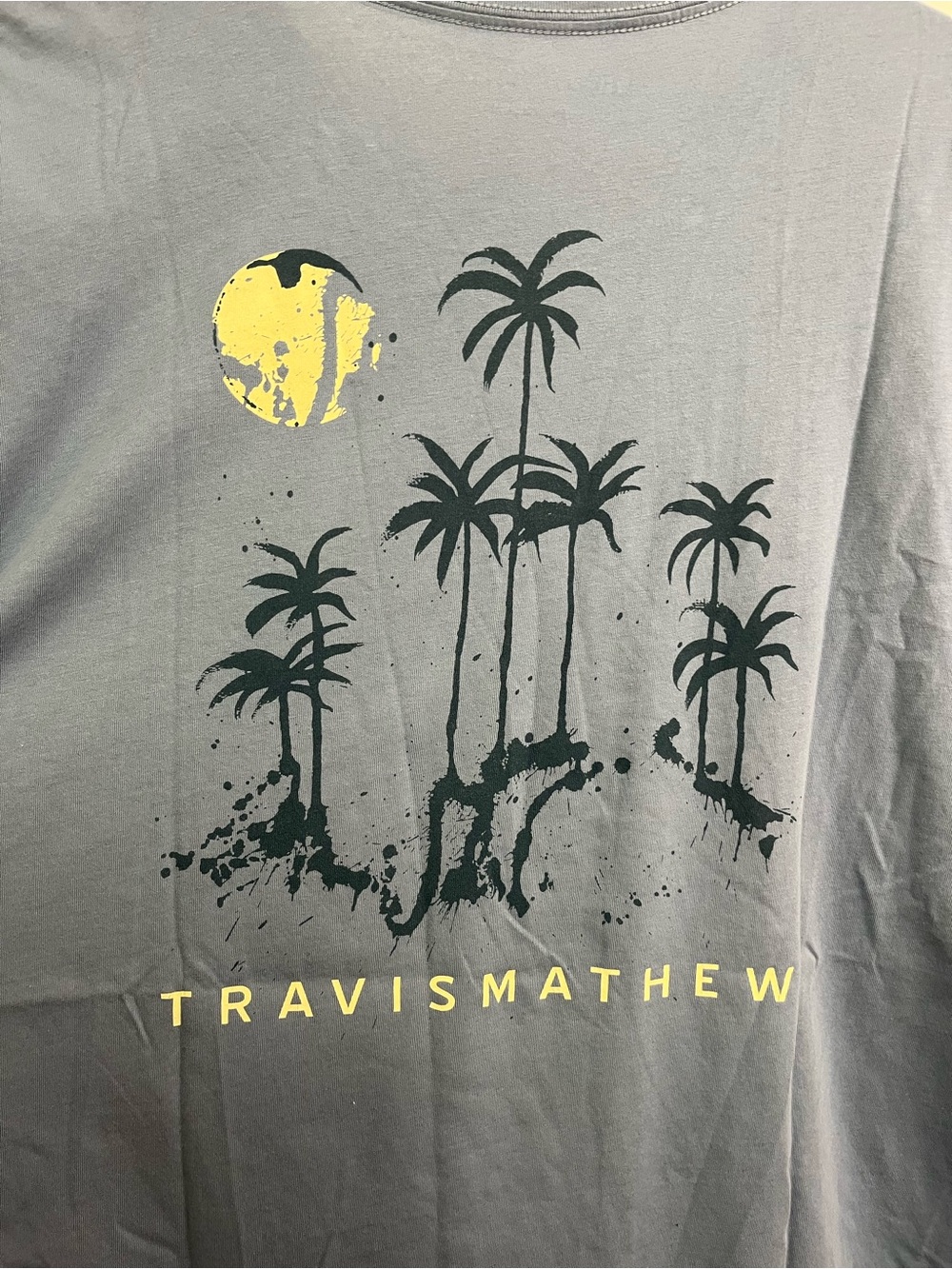 Travis Mathew Men's Blue Resort Tee in size XL